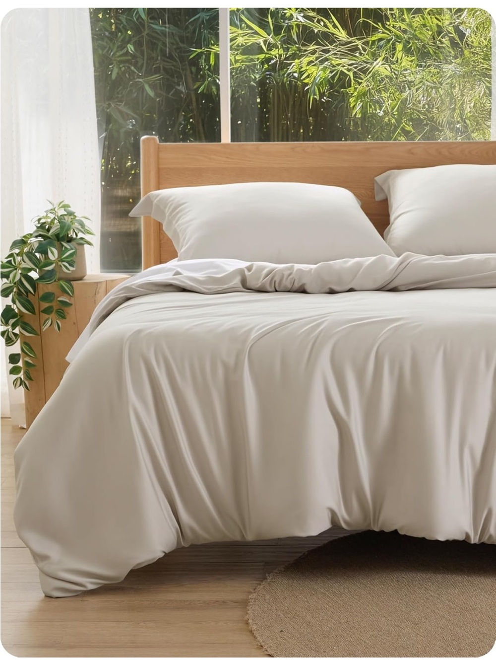 NEW Bedsure PureWoven Cooling Duvet Cover, Ideal for Hot Sleepers